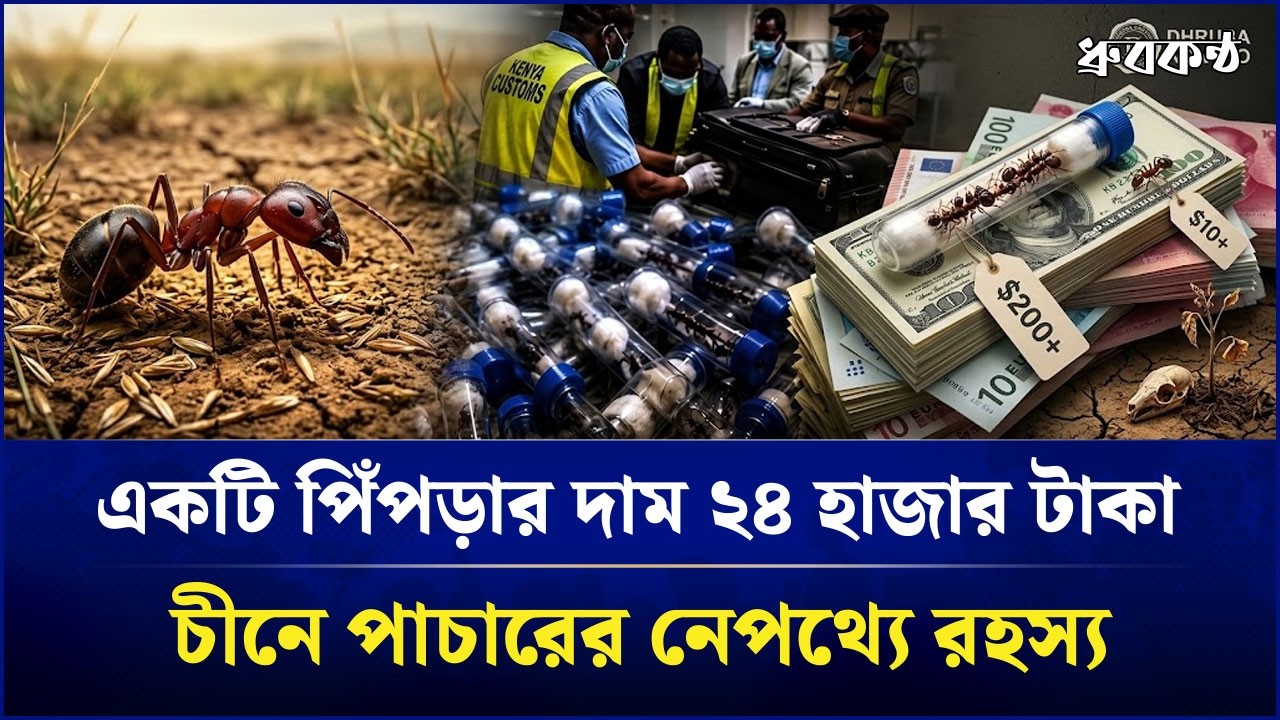 একটি পিঁপড়ার দাম ২৪ হাজার টাকা, চীনে পাচারের নেপথ্যে রহস্য